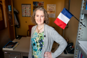 Gerlach in her office (Photo by Courtney Perry)